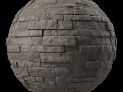 Stone Wall Materials 41- Stone walls Sbsar Pbr 4k Seamless Texture