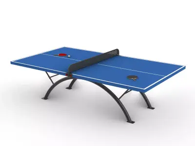 Ping pong table 3D model