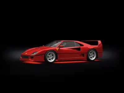 FERRARI F40 FOR 3D PRINTING 3D model