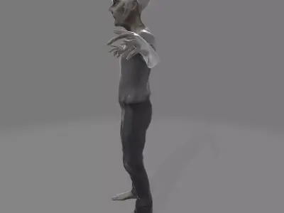 Zombie Awaken Halloween 3D Model for Games Film 3DPrint 3D print model