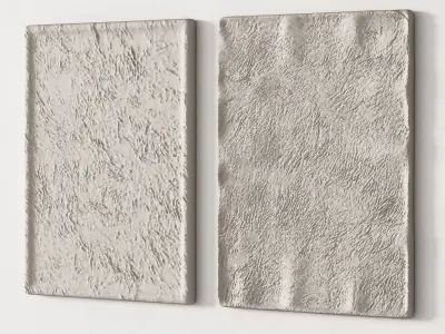 277 decorative wall art 09 plaster paintings gypsum artworks P01 3D model