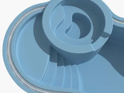 Swimming pool 11 3D model