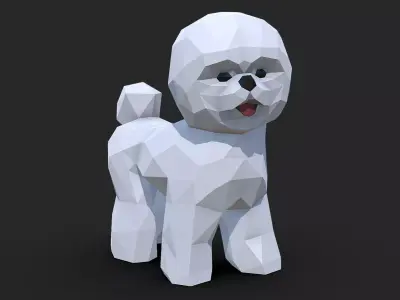 Bichon Frise 3D print model