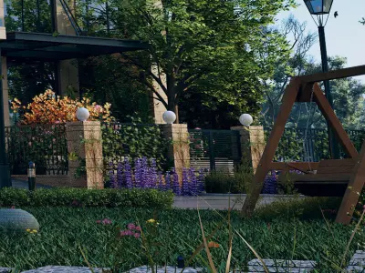 Garden Villa 3D model