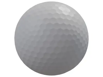 Golf Ball - 2 Different Textures 3D model