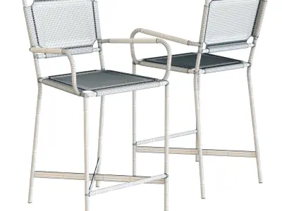 Crate and Barrel - Laredo Counter Stool 3D model