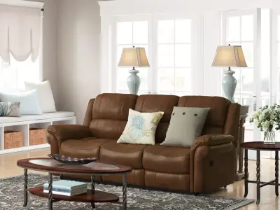 Arles Reclining Sofa - 3 Colour 3D model