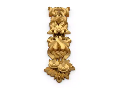 carved classic decorative ornament cnc 3d printing stl 17  3D print model