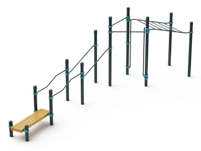 Kenguru Playground Set 3D model