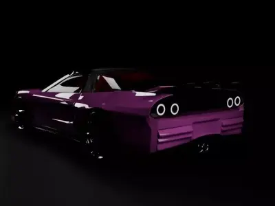 honda nsx veilside performance Low-poly 3D model