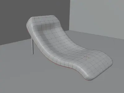 Theraphy Couch Free low-poly 3D model