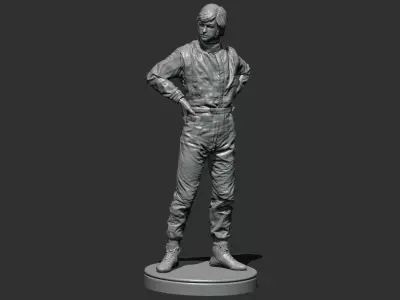 Ronnie Peterson F1 Driver 3D print model