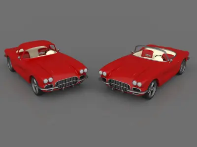 Chevrolet Corvette C1 Ready to Print STL Files 3D print model