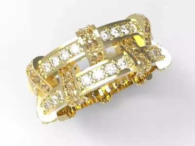 wedding ring 13 3D print model