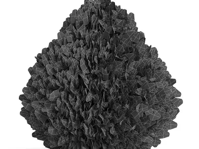 Thuja Shrub IV 3D model