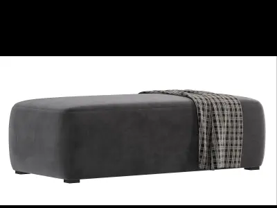 Bench Portland By Ogogo 3D model