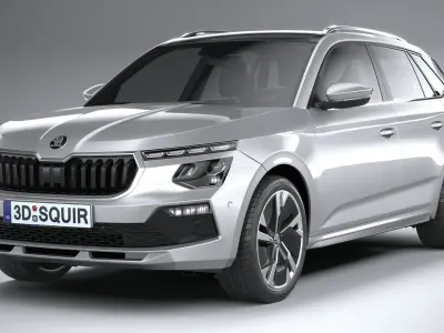 Skoda Kamiq 2024 3D model