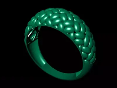 DIANA woman ring 3D print model