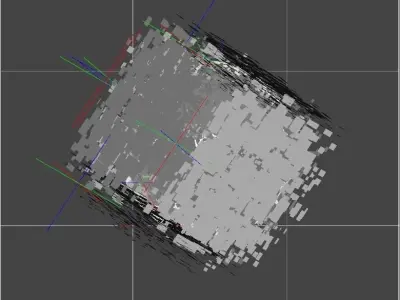 Shattered Lamp Art Daz 3D model