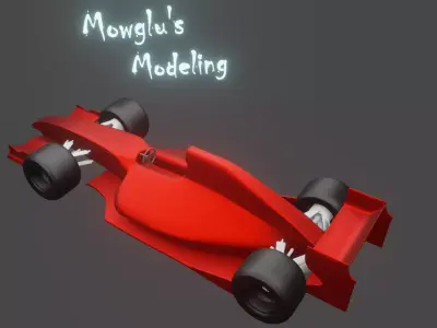 Formula car Maclaren F1 3D model