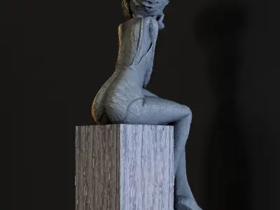 Valerie Hadida Melancolia Sculpture 3D model