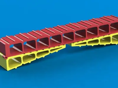 Crawler Bridge at scale 1to24 for RC-Crawler-Track 3D print model