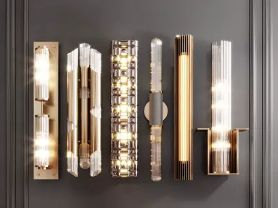 bracket light 3D model
