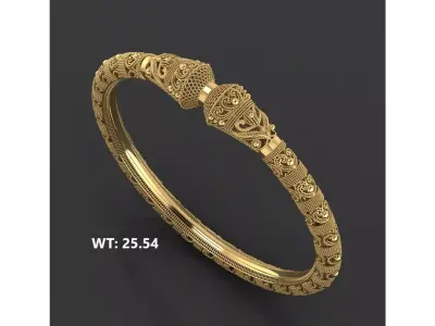 fusion bangles moo karra indian  18 3D print model