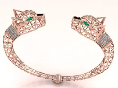 Panthere Venus Jewelry model - for Her 3D print model