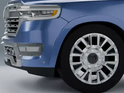 RAM 1500 Ramcharger 2025  3D model