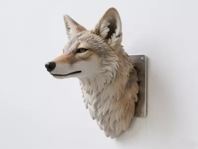 coyote 3D print model