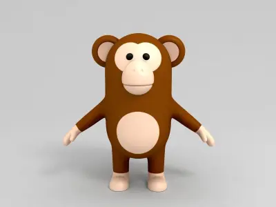 Cartoon Animals Model Pack 3D model