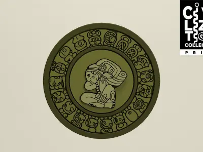 Mayan Calendar 3D model