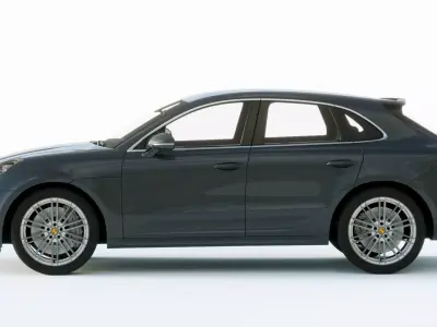 Porsche Macan Turbo 2019 3D model