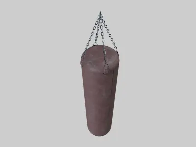 Punching Bag Low-poly 3D model shop