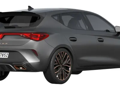Cupra Leon 2025 3D model
