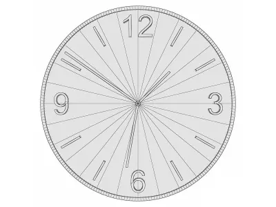 Wall Clock GZ-C1007 3D model