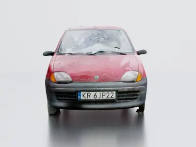 Fiat Seicento Scan 3D model