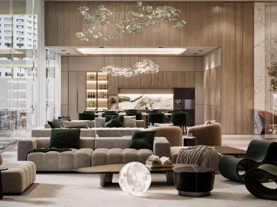 Modern Luxury Villa 3D model