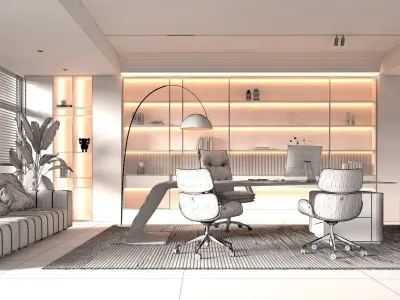 Office Interior  3D model