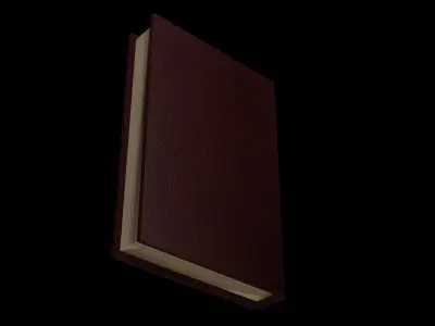 Old Book Medieval Free low-poly 3D model