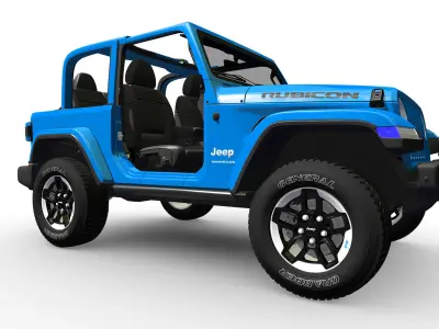 Jeep Wrangler Rubicon  3D model