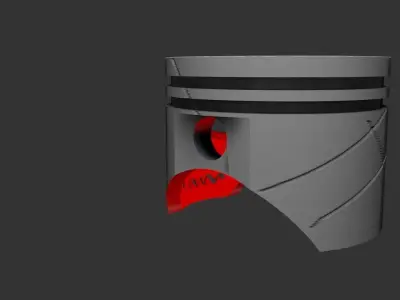 top hat skull 3D print model