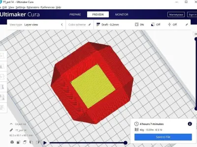 pot planter 14 3D print model