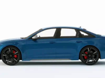 Audi RS6 Sedan 2020 3D model