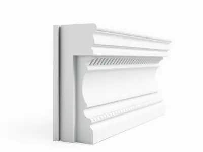 Refined Classic Moldings model pack Low-poly 3D model