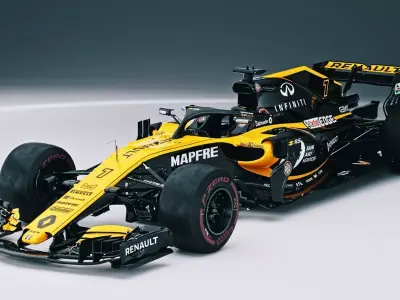 renault-lotus rs18 2018 Low-poly 3D model