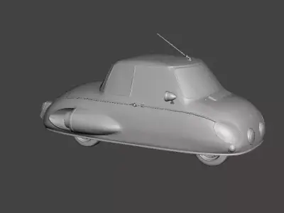 Dragon Ball Car 3D Model 3D print model