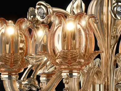 MD 3255-6 Osgona Chandelier 3D model