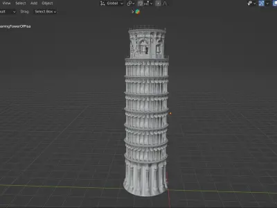 Leaning Tower of Pisa 3D model